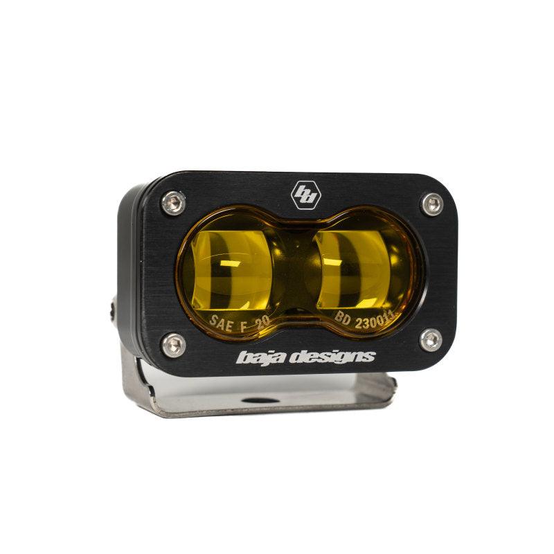 Baja Designs Universal S2 SAE Spot LED (Pair) - Amber - Corvette Realm