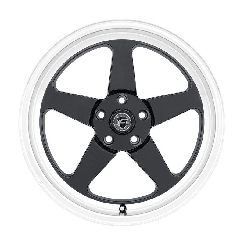 Forgestar D5 Drag 17x4.5 / 5x120.65 BP / ET-26 / 1.8in BS Gloss Black Wheel - Corvette Realm