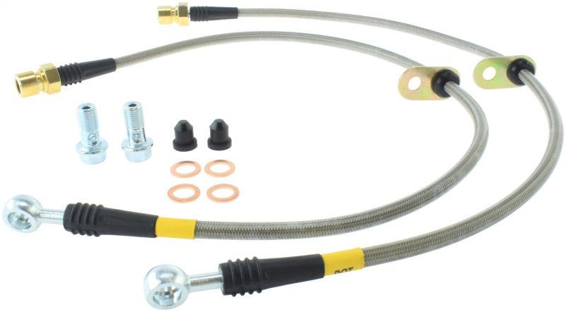 StopTech 10+ Camaro SS V8 Stainless Steel Rear Brake Lines - Corvette Realm