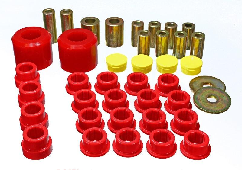 Energy Suspension 10 Chevy Camaro Red Rear End Control Arm Bushing Set - Corvette Realm