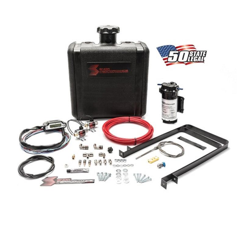 Snow Performance Stg 3 Boost Cooler Water Injection Kit TD (Red Hi-Temp Tubing and Quick Fittings) - Corvette Realm