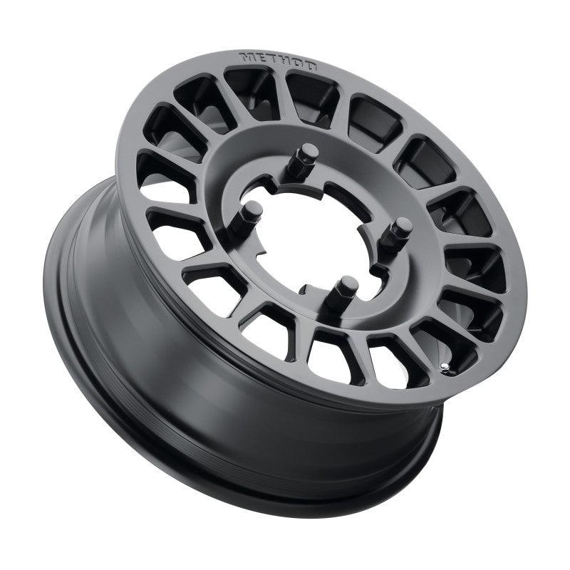 Method MR407 Bead Grip 15x6 / 5+1/51mm Offset / 5x4.5 / 77mm CB Matte Black Wheel - Corvette Realm