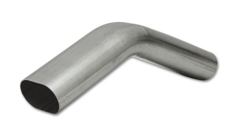 Vibrant 3in Oval (Nominal Size) T304 SS 45 deg VERTICAL Mandrel Bend 6in x 6in leg lengths - Corvette Realm
