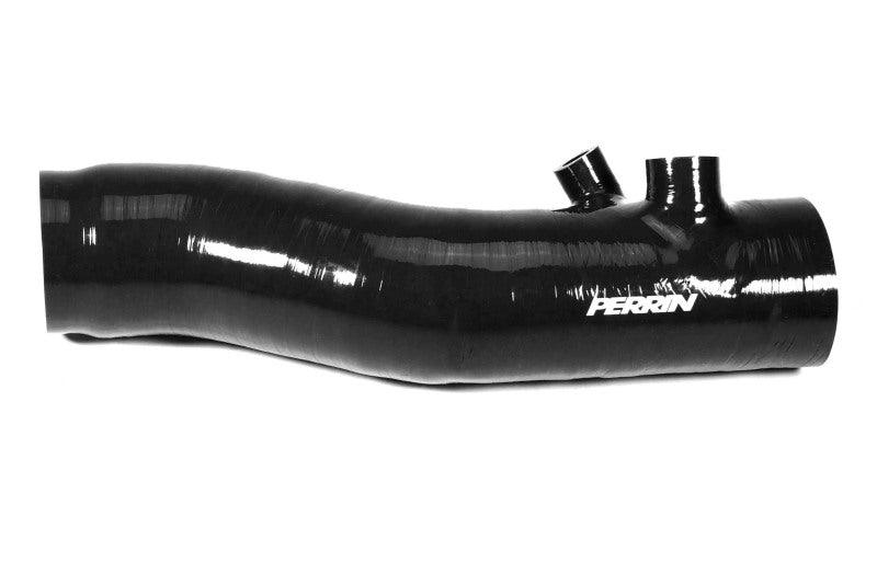 Perrin 2022+ Subaru WRX Black 3in Turbo Inlet Hose w/ Nozzle - Corvette Realm