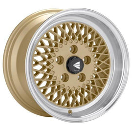 Enkei92 Classic Line 15x7 38mm Offset 4x100 Bolt Pattern Gold Wheel - Corvette Realm