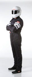 RaceQuip Black SFI-5 Suit - Large - Corvette Realm