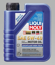 Load image into Gallery viewer, LIQUI MOLY 1L Leichtlauf (Low Friction) High Tech Motor Oil SAE 5W40 - Corvette Realm