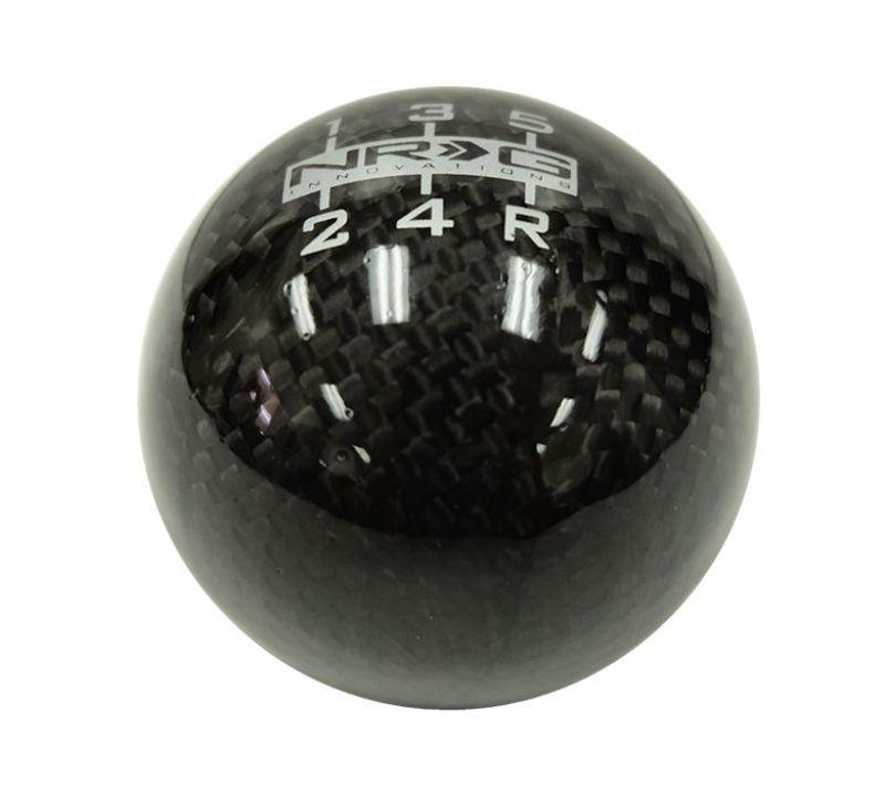 NRG Universal Ball Style Shift Knob (No Logo) - Heavy Weight - Black Carbon Fiber - Corvette Realm