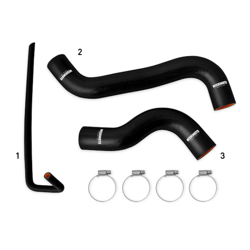 Mishimoto 2015+ Subaru WRX Silicone Radiator Coolant Hose Kit - Black - Corvette Realm