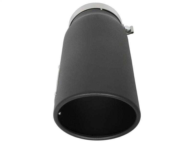 aFe Power MACH Force-Xp 5in In x 6in Out x 15in L Bolt-On 409 SS Exhaust Tip - Black - Corvette Realm