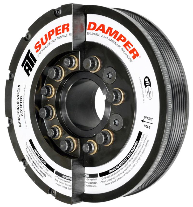 ATI Damper - 7.425in - Steel - 6 Grv - Duramax - 06-10 - LBZ & LMM - Ext Bal - 3 Ring - Diesel - Corvette Realm