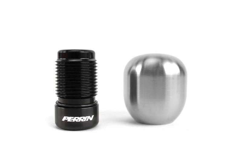 Perrin 2022 BRZ/GR86 Manual Brushed Barrel 1.85in Stainless Steel Shift Knob - Corvette Realm