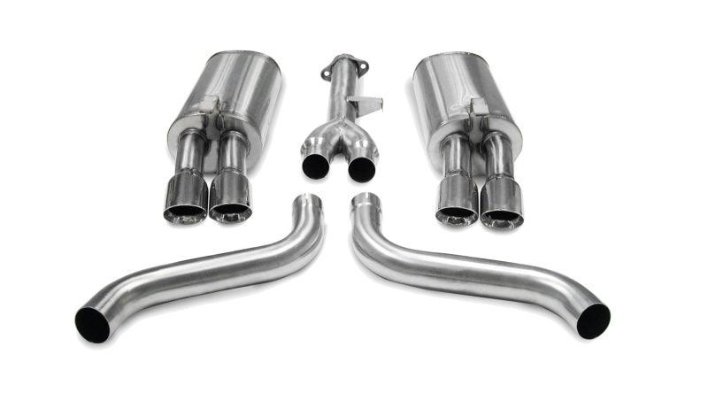 Corsa 86-91 Chevrolet Corvette C4 5.7L V8 L98 Polished Sport Cat-Back Exhaust - Corvette Realm