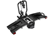 Load image into Gallery viewer, Thule EasyFold XT 2 - Fully Foldable Platform Hitch Bike Rack (Up to 2 Bikes) - Black/Silver - Corvette Realm