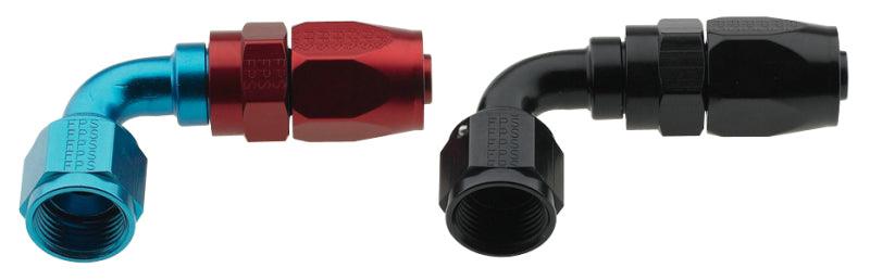 Fragola -4AN x 90 Degree Pro-Flow Hose End - Black - Corvette Realm