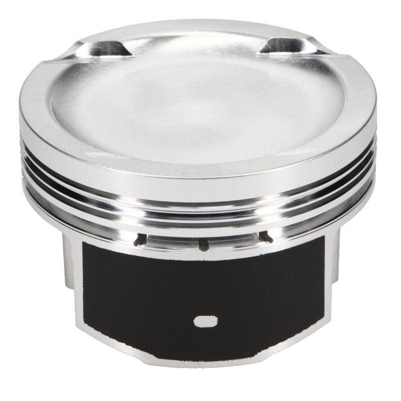 JE Pistons VW TSI 2.0 Turbo 83mm Bore +.50mm Oversize 9.6:1 CR -7.8cc Dish Piston (Set of 4) - Corvette Realm