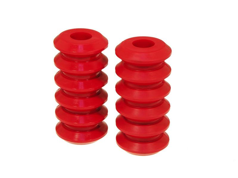 Prothane Universal Coil Spring Inserts - 7.5in High - Red - Corvette Realm