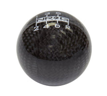 Load image into Gallery viewer, NRG Universal Ball Style Shift Knob - Black Carbon Fiber (6 Speed Pattern) - Corvette Realm