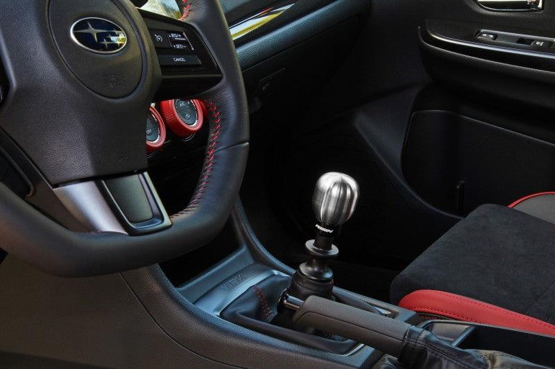 Perrin 15-22 Subaru WRX 1.85in. SS Barrel Shift Knob (w/Rattle Fix) - Brushed - Corvette Realm