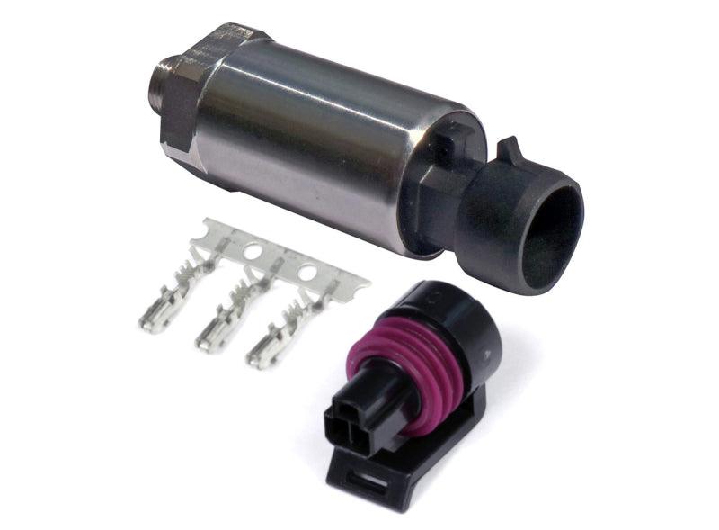 Haltech 150 PSI Motorsport (SS Diaphragm) Fuel/Oil/Wastegate 1/8 NPT Pressure Sensor (Incl Plug/Pin) - Corvette Realm