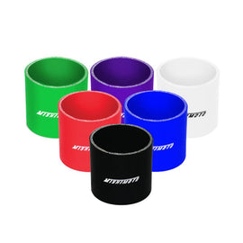 Mishimoto 3.0 Inch Black Straight Coupler - Corvette Realm