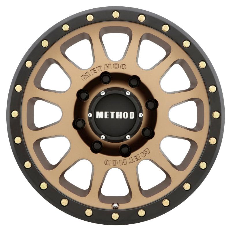 Method MR305 NV HD 18x9 +18mm Offset 8x6.5 130.81mm CB Method Bronze/Black Street Loc Wheel - Corvette Realm