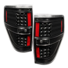 Load image into Gallery viewer, Xtune Ford F150 09-14 LED Tail Lights Black ALT-JH-FF15009-LED-BK - Corvette Realm