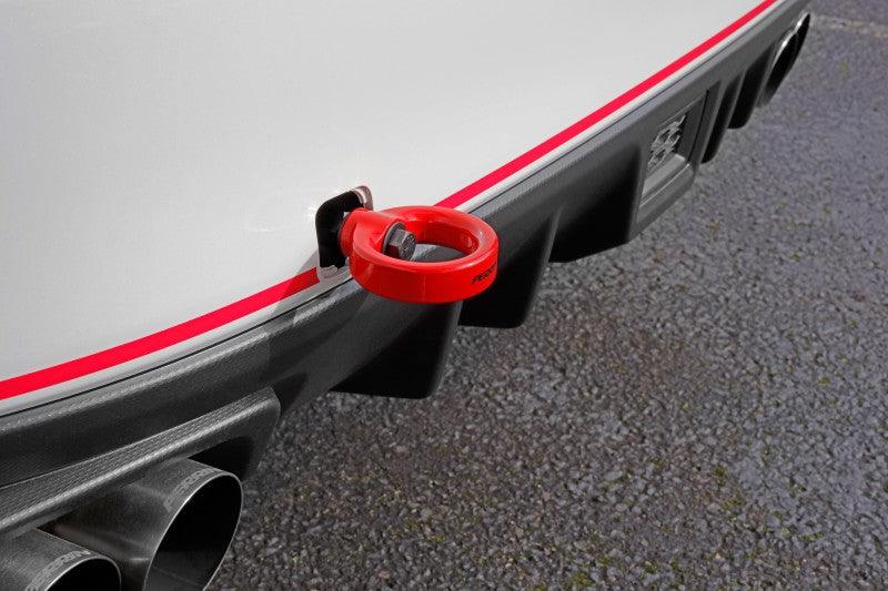 Perrin 15-19 Subaru WRX/STI Tow Hook Kit (Rear) - Red - Corvette Realm