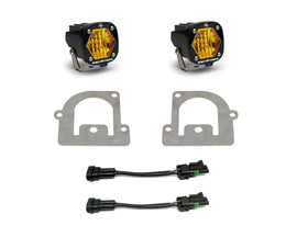 Baja Designs 21+ Ford Bronco Sport S1 WC LED Fog Pocket Light Kit - Amber - Corvette Realm