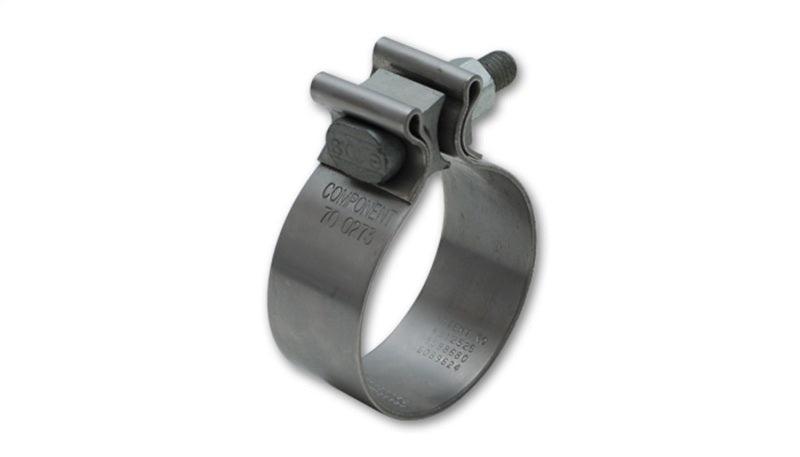 Vibrant SS Accuseal Exhaust Seal Clamp for 2.5in OD Tubing (1in wide band) - Corvette Realm