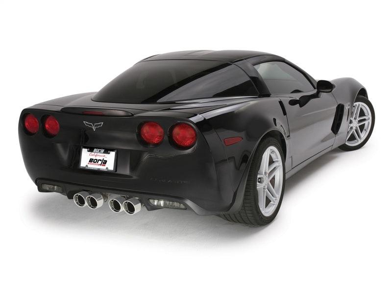 Borla 06-13 Chevy Corvette C6 ZO6/ZR1 Manual Trans S-Type II Rear Section Exht Dual Rd Rolled Tips - Corvette Realm