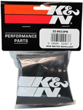 Load image into Gallery viewer, K&amp;N Precharger Tapered Air Filter Wrap Black 6in Height / 6in Diameter - Corvette Realm