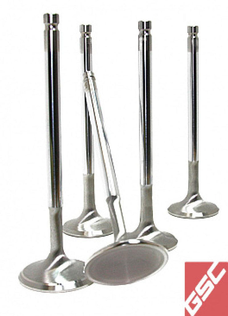 GSC P-D Subaru EJ207/EJ257 Chrome Polished Super Alloy Exhaust Valve - 33mm Head (+1mm) - Set of 50 - Corvette Realm