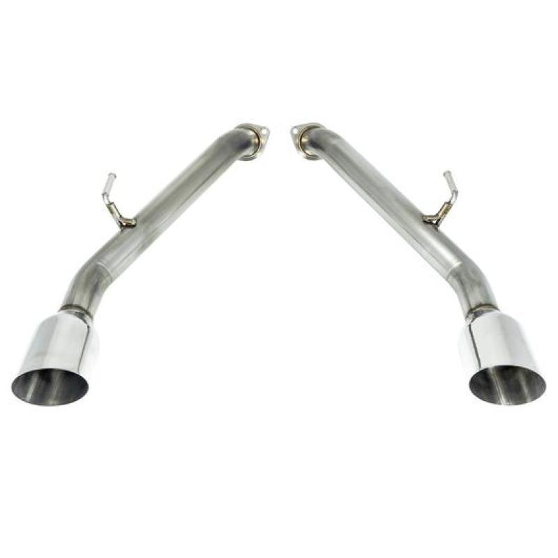 Remark 2014+ Infiniti Q50 Axle Back Exhaust w/Stainless Steel Single Wall Tip - Corvette Realm