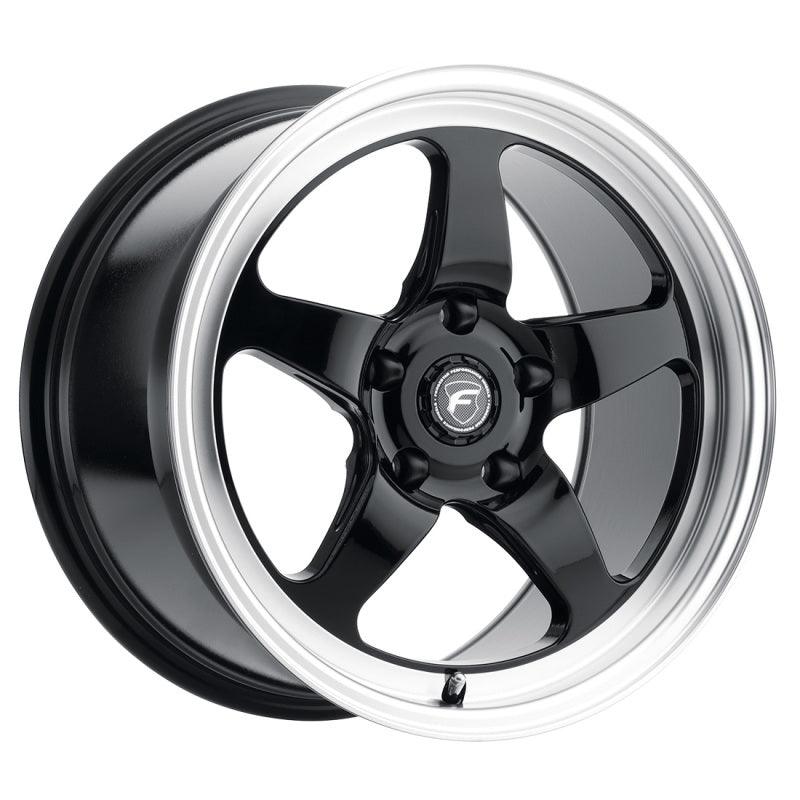 Forgestar D5 Drag 17x10 / 5x115 BP / ET30 / 6.6in BS Gloss Black Wheel - Corvette Realm