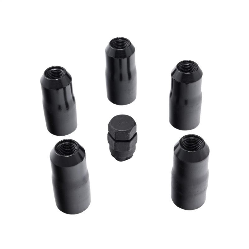 Rugged Ridge 18-20 Jeep Wrangler JL/JLU Black M14-1.5 Wheel Lock Nut Set w/Key - Corvette Realm