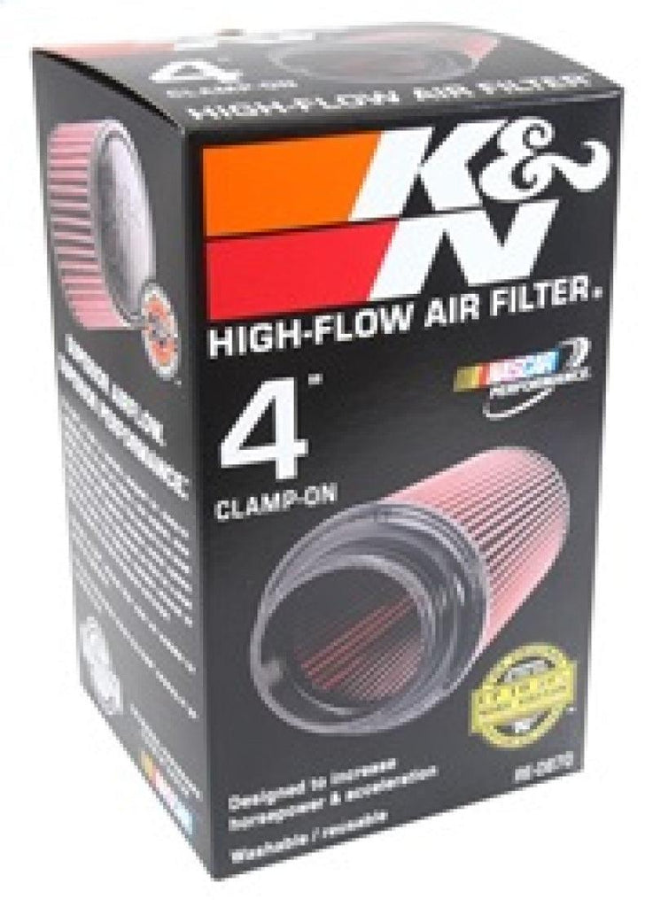 K&N Universal Rubber Filter 4inch FLG / 6inch OD-B / 4-5/8inch OD-T / 9inch H - Corvette Realm