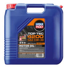 Load image into Gallery viewer, LIQUI MOLY 20L Top Tec 4200 New Generation Motor Oil SAE 5W30 - Corvette Realm