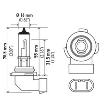 Load image into Gallery viewer, Hella H10 12V 65W Xen White Bulb (Pair) - Corvette Realm