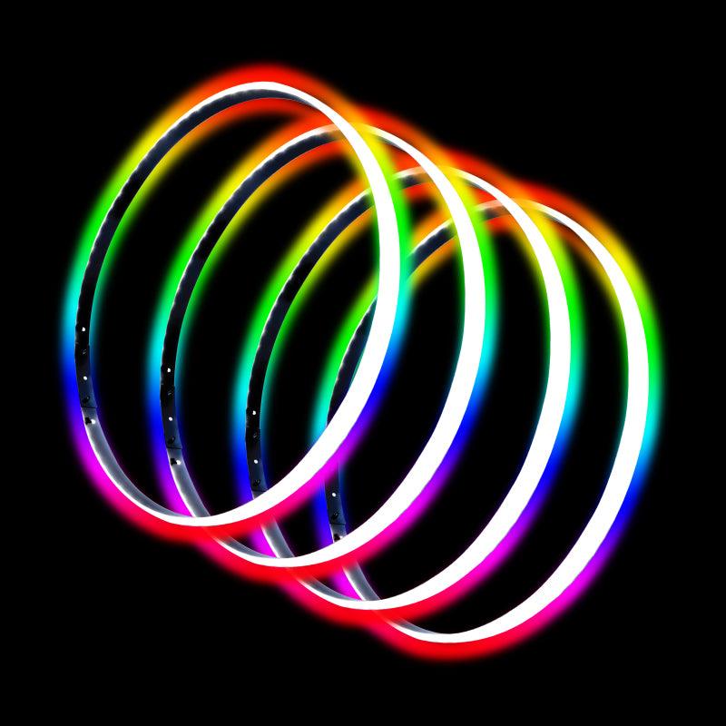 Oracle LED Illuminated Wheel Rings - ColorSHIFT No Remote - ColorSHIFT No Remote - Corvette Realm