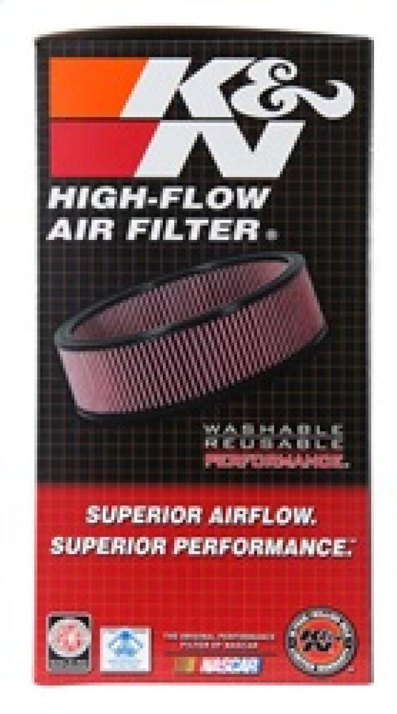 K&N Replacement Air Filter Round 11in OD 9-1/4in ID 6in H - Corvette Realm