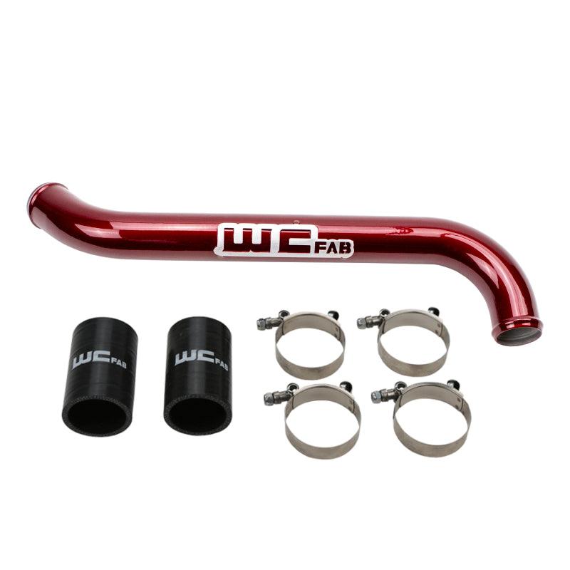 Wehrli 11-16 Chevrolet 6.6L LML Duramax Upper Coolant Pipe - WCFab Red - Corvette Realm