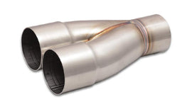 Vibrant 2-1 SS Merge Collectors (2-1/2in Inlet Slipover ID 2-1/2in Outlet OD) - Sold Individually - Corvette Realm