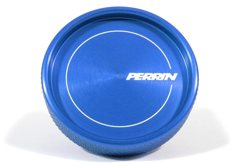 Perrin 02-21 Subaru WRX / 2022 BRZ & GR86 / 04-21 STI / 00-18 Forester XT Oil Fill Cap - Blue - Corvette Realm