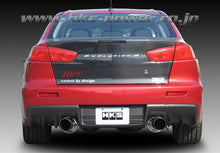 Load image into Gallery viewer, HKS 08-09 Evo 10 Hi-Power Dual Tip Catback Exhaust - Corvette Realm