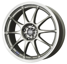 Enkei J10 16x7 4x100/114.3 42mm Offset 72.62mm Bore Dia Silver w/ Machined Lip Wheel - Corvette Realm