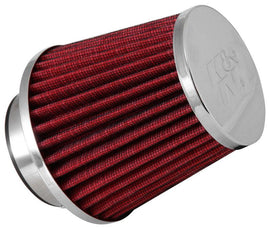 K&N Universal Chrome Filter 2 3/4in FLG / 4 1/2in Bottom / 4 1/2in Height - Corvette Realm