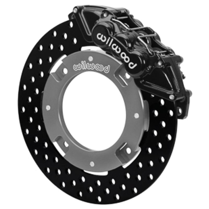 Wilwood 17-21 Can-Am X3RS Black 6-Piston Front Kit 11.25in - Drilled Rotors - Corvette Realm