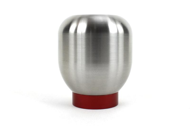 Perrin 17-18 Honda Civic Brushed Stainless Steel Large Shift Knob - 6 Speed - Corvette Realm