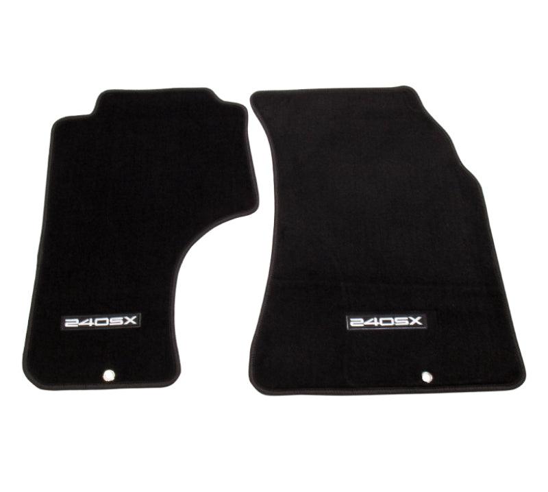 NRG Floor Mats - 89-98 Nissan 240SX (240SX Logo) - 2pc. - Corvette Realm